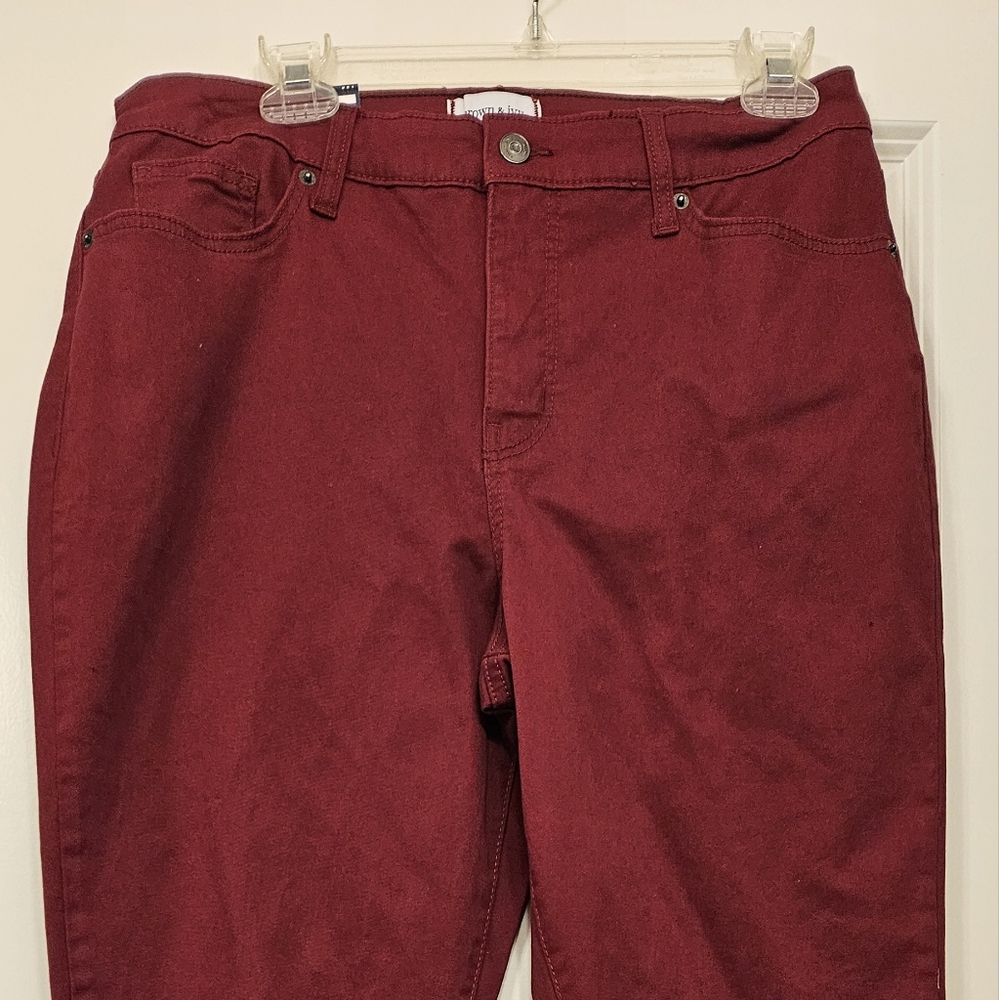 Burgundy Pants